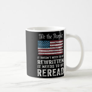 Mug La Constitution Américaine Du Drapeau Des Etats-Un