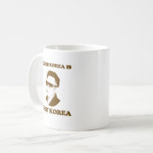 Mug La Corée du Nord est la meilleure Corée (Devant gauche)