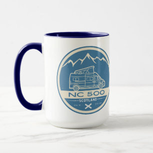 Mug La côte nord de l'Écosse North Coast 500, route pa