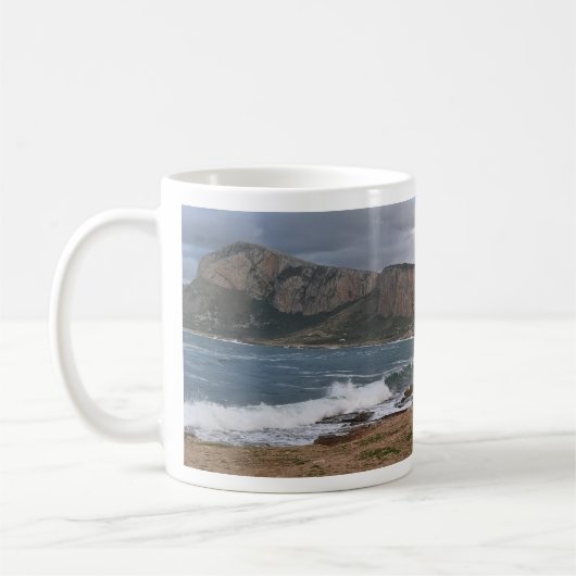 Mug La côte sicilienne. (Gauche)