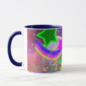 Mug La couleur mignonne de dinosaure se tient le (Gauche)