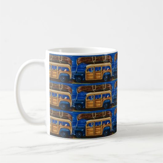 Mug La Coupe de canoë en bois (Gauche)