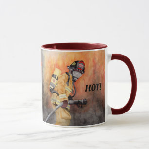Mug La Coupe du Café des pompiers personnalise les mot