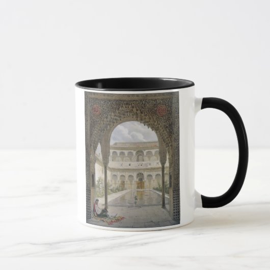 Mug La cour d'Alberca à Alhambra, Grenade, (Droite)