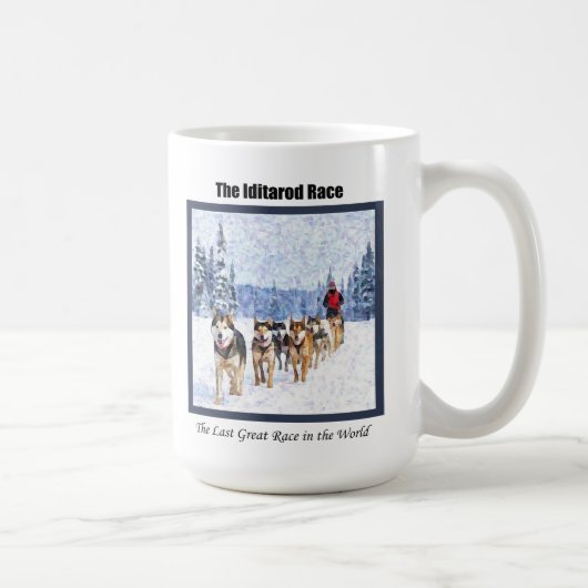 Mug La course Iditarod en Alaska (Droite)