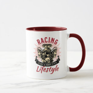Mug La course n'est pas un hobby, c'est un style de vi