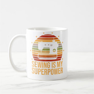 Mug La couture est ma superpuissance Couturière Quilti