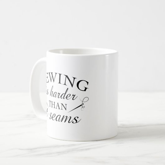 Mug La Couture Est Plus Difficile (Devant gauche)