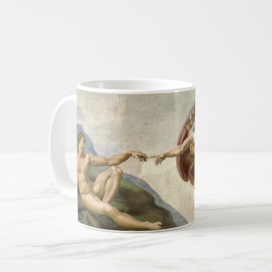 Mug La création d'Adam (Devant gauche)