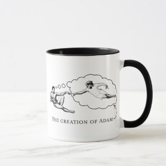Mug La création d'Adam (un dieu)