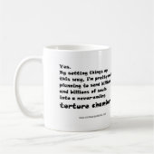 Mug La création délicieuse 3 de Yahweh (Gauche)