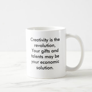 Mug La créativité est la révolution, vos cadeaux et