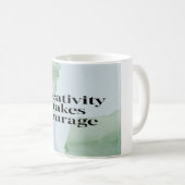Mug La créativité exige du courage (Devant droit)