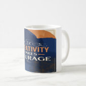 Mug La créativité exige du courage (Devant droit)