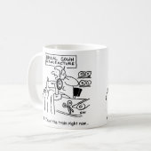 Mug La créatrice de robes de mariée est actuellement d (Devant gauche)