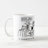 Mug La créatrice de robes de mariée est actuellement d (Gauche)