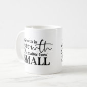 Mug La Croissance Est La Croissance Peu Importe... Mus (Devant gauche)
