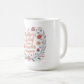 Mug La croyance d'une mère fait des miracles (Devant droit)
