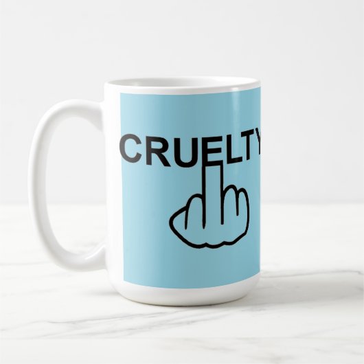 Mug La Cruauté Qui Se Déverse Sur Les Oiseaux De Boue (Gauche)