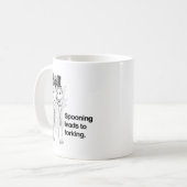 Mug La cuillère mène à la fourchette (Devant gauche)