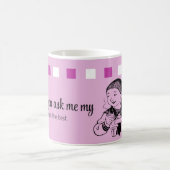 Mug La Cuisine de maman : Favori de la fille de pied (Centre)