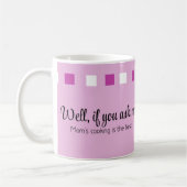 Mug La Cuisine de maman : Favori de la fille de pied (Gauche)