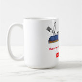 Mug La cuisine du policier vue sur YouTube (11oz) (Gauche)