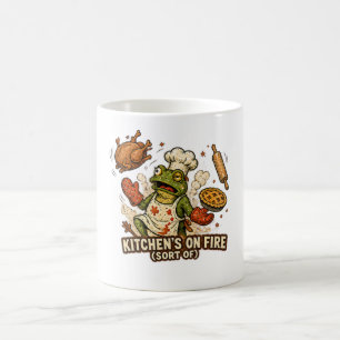 Mug La cuisine est en feu (en quelque sorte) Frog Than