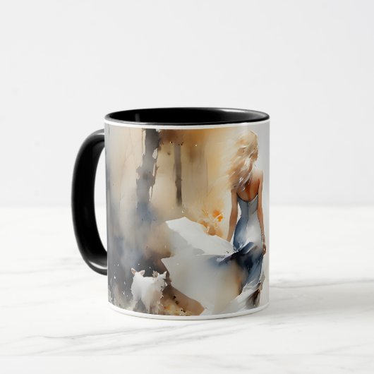Mug La Dame À Travers Une Forêt (Devant gauche)