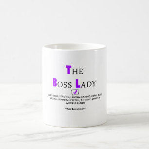Mug LA DAME AUTORITAIRE par : chicasunshine