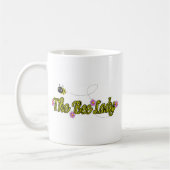 Mug la dame d'abeille avec des fleurs (Gauche)