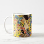 Mug La Dame de Gustav Klimt avec un fan<br><div class="desc">La Dame de Gustav Klimt avec un fan</div>