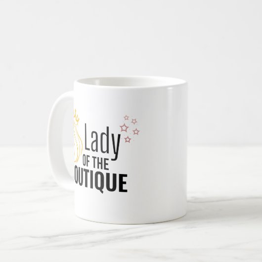 Mug La Dame de la Boutique (Devant gauche)