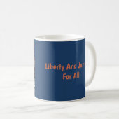 Mug La Dame De La Liberté - L'Art Patriotique (Devant droit)