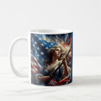 Mug La Dame De La Liberté - L'Art Patriotique