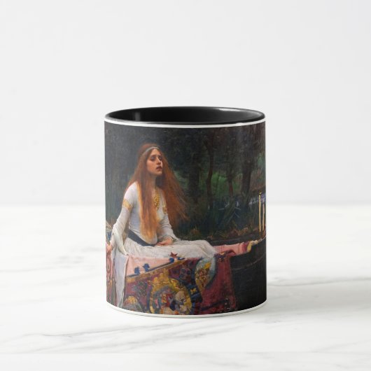 Mug La Dame de Shalott par John William Waterhouse (Centre)