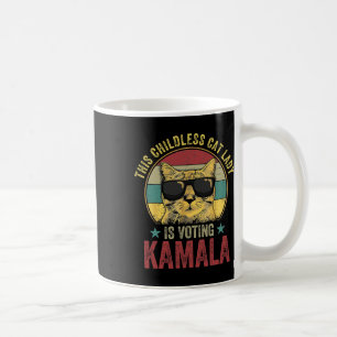Mug La Dame Des Chats Sans Enfants Vote Pour Kamala Ha