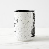 Mug La Dame Du Cat Avec Les Cheveux De Chat (Centre)