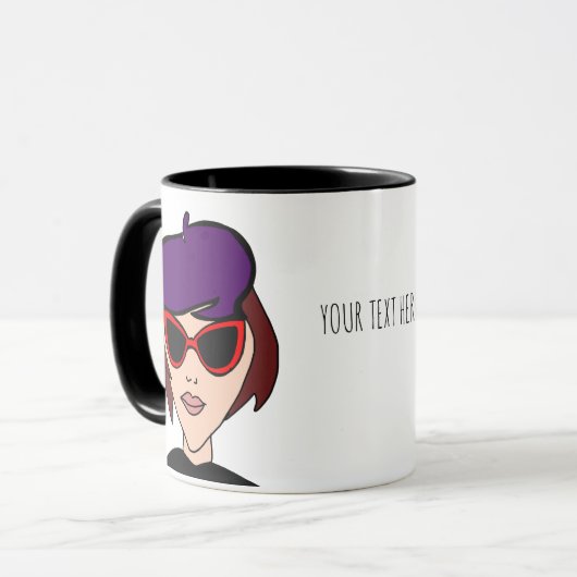 MUG LA DAME ÉDITABLE (Devant gauche)