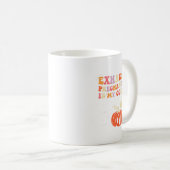 Mug La Dame Enceinte Épuisée Est Mon Costume Halloween (Devant droit)