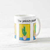Mug La dame plante, les dessins de cactus, ton nom (Devant droit)