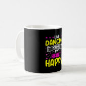 Mug La Danse De Ligne Fait De Mon Coeur Une Bonne Lign (Devant gauche)