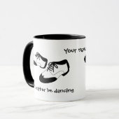 Mug La danse de l'oscillation des hommes chausse (Devant gauche)