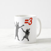 Mug la danse des chats égale trois OR (Devant droit)