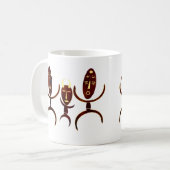Mug La danse tribale africaine (Devant gauche)