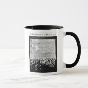 Mug La déclaration d'Arbroath, le 6 avril 1320