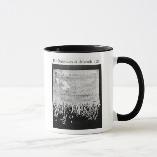 Mug La déclaration d'Arbroath, le 6 avril 1320 (Droite)