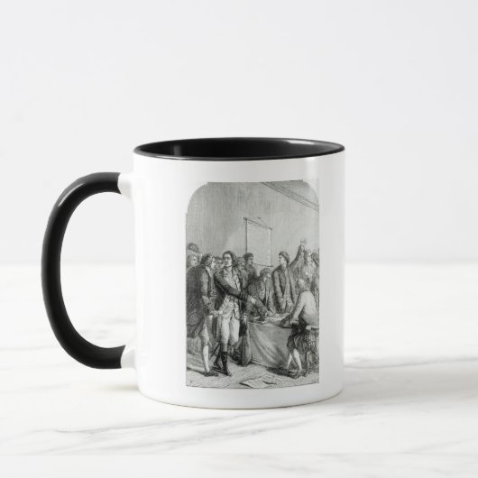 Mug La déclaration d'indépendance des Etats-Unis (Gauche)