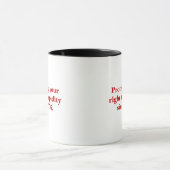 Mug La déclaration d'indépendance est importante (Centre)