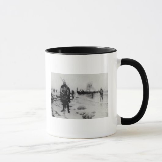 Mug La découverte de l'Amérique par Leif Eriksson (Droite)